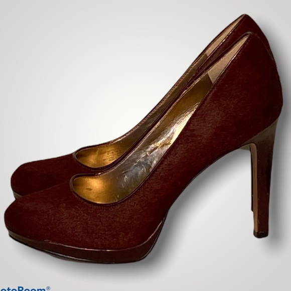 Fuzzy BCBGeneration Red Heels. Size 8.5 - Picture 1 of 9